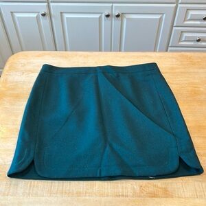 J. Crew wool mini skirt